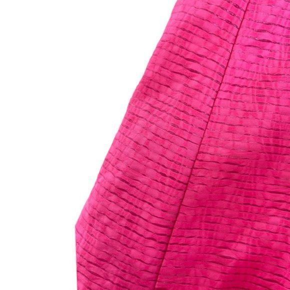 Nine West Fuchsia Shimmer Dress w/Pockets - Picture 6 of 11